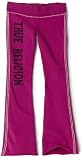 True Religion Girls 7-16 Big T TR Script Sweatpant, Sangria, Large