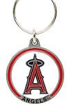 Zinc MLB Team Logo Key Ring - Los Angeles LA Angels of Anaheim