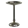 Astonica 50803600 Cast Iron Antique Bronze Finish Outdoor Garden Bird Bath