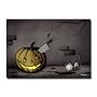 Pumpkin Stab - Hilarious Cartoon Halloween Greeting Card