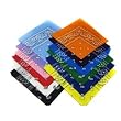 12 Color Pack Double Sided Print Paisley Bandana Scarf, Head Wrap