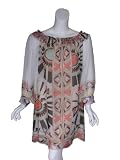 EMILIO PUCCI Hand Painted Silk Gauze Dress