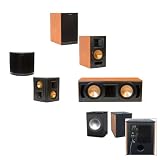 Klipsch RB-61II Home Theater System, CHERRY-FREE PA-120 Subwoofer