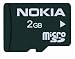 Nokia 2 GB MICRO SD (+ mini SD adapter)