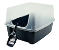 Iris CLH-12 Open-Top Litter Box with Shield and Scoop from IRIS
