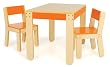 P'kolino Table and Chairs, Orange