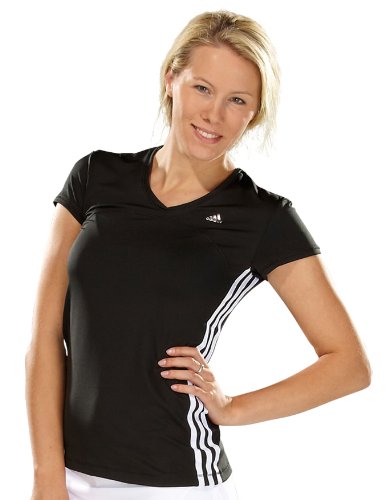 Adidas Damen Shirt Cool Training Core, black/white, S, DAX19158S Preisvergleich