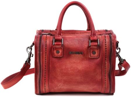 OLD TREND Hand Painted Genuine Leather Mini Trunk Collection_Small Cross-body Bag