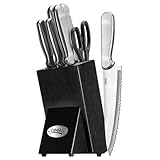 Ginsu 4875 8-Piece Stainless Steel Knife Set with Block