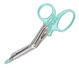 from MANY COLOURS CHECK OUR OTHER ITEMS, THEY CUT THROUGH ANYTHING Prestige Medical Presents 5.5 Nurse Utility Scissor These Fit In Your Uniform Pocket In Peacock (Model 870-F-PEA)