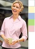 Women's Port Authority 3/4 Sleeve Open Neck Blouse