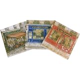 Cafe de Paris, Wine Bar French Colorful Napkins Pack Luncheon Size