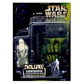 Star Wars Power of the Force Snowtrooper Deluxe Green Card 3.75" figure