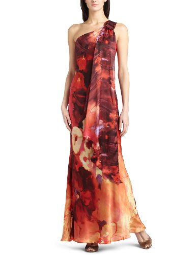 ABS Allen Schwartz Women's Belt Strap Printed Gown