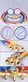 HVAC Refrigerant R134a Manifold Gauge Set 2 Valve 3 Hose