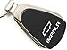 Chevrolet Chevy Impala Black Teardrop Key Fob Authentic Logo Key Chain Key Ring Keychain Lanyard