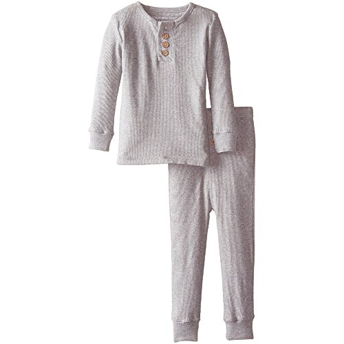 Burt's Bees Baby Baby Girls' Pajama Tee And Pant Set (Baby) - Heather Grey
