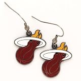 Miami Heat Dangle Earrings