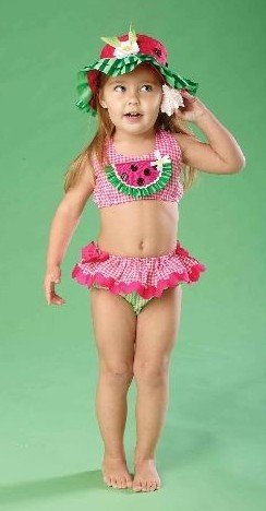 Mud Pie Girls Watermelon Bikini