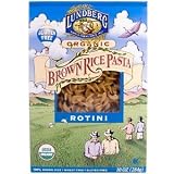 Lundberg Organic Brown Rice Rotini Pasta, Gluten Free, 10 oz (284 g)