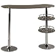 Lumisource Retro YS-BT-RETRO SMK Smoked Black Glass Bar Table