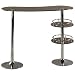Lumisource Retro YS-BT-RETRO SMK Smoked Black Glass Bar Table