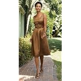 AUSTIN REED SQUARE NECK SHANTUNG DRESS at Austin Reed