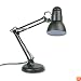 Ledu L423MB Knight Incandescent Swing Arm Desk Lamp, 22 Reach, Matte Black