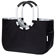 Solid Black Reisenthel Loop Shopper Insulated Tote Bag