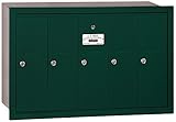 Salsbury Industries 3505GRP Recessed Mounted Vertical Mailbox with Master Commercial Lock, Private A