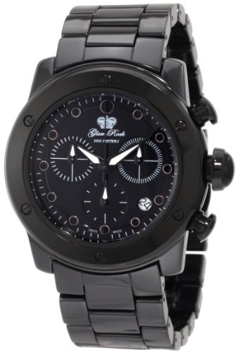Glam Rock Womens GR50109 Aqua Rock Chronograph Black Dial Ceramic Watch Glam Rock Womens GR50109 Aqua Rock Chronograph Black Dial Ceramic Watch