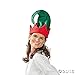 Set of 3 Felt Elf Hats with Jingle Bells