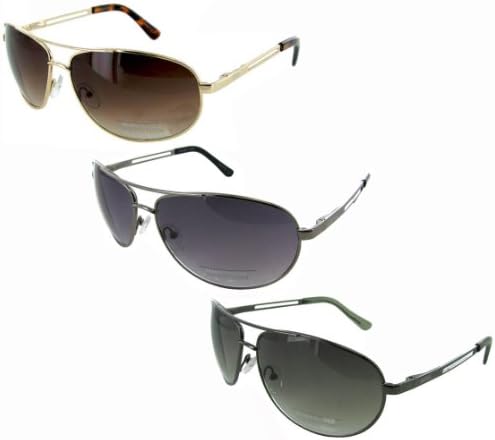 Men's Kenneth Cole Reaction AVIATOR Plastic Sunglasses