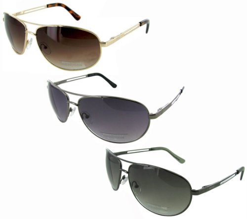 Men's Kenneth Cole Reaction AVIATOR Plastic Sunglasses