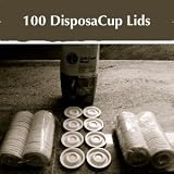 DisposaCup Lids - 100 Disposable Replacement Lids for Use with Any Keurig® K-cup® pack - BOX of 100 LIDS - FREE PRIME SHIPPING!