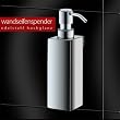 Wand-Seifenspender LEO eckig Edelstahl 18230 #k