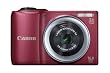 Canon PowerShot A810 16.0 MP Digital Camera with 5x Digital Image Stabilized Zoom 28mm Wide-Angle Lens with 720p HD Video Recording (Red)