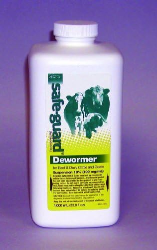 MERCK AH CATTLE D 069293/001-809751 SAFEGUARD WORMER SUSPENSION 1000 MILLILITER