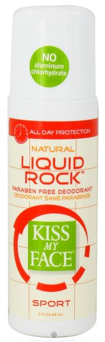 Kiss My Face Liquid Rock Roll On Deodorant Sport (3 OZ)