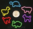 Pets Animals Finger Ring Mini Bandz 12pk