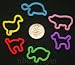 Pets Animals Finger Ring Mini Bandz 12pk