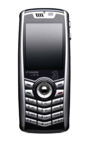 Sagem - MY W8 téléphone portable - monobloc - 3G / Bluetooth / photo / MP3 / slot mémoire microSD / radio - argent