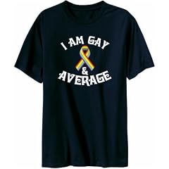 I Am Gay And Average Adjektive Herren T-Shirt (Marineblau, Gr��en X-Small - XXX-Large)