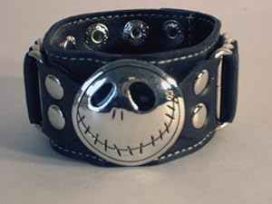 Jack Skellington Nightmare Before Christmas Wristband Bracelet Halloween Gothic Emo Rocker Punk