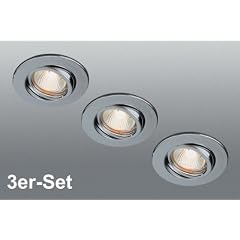 3ER-HALOGEN-EINBAUSET "Lake" (A.Q.U.A.)