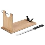 Jago SKHL01 Morsa prosciutto in legno con coltello per prosciuttodi Jago