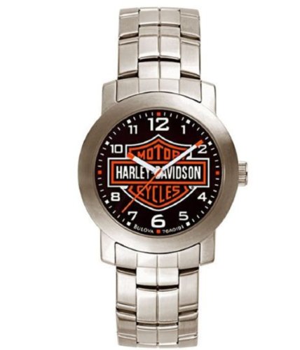 Harley Davidson 76A019 Mens Black Dial Bracelet Watch Harley Davidson 76A019 Mens Black Dial Bracelet Watch