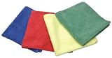 Eurow Microfiber 16 x 16 in. 300 GSM Cleaning Towels 12-Pack