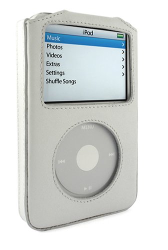 MCA Luxe Ledertasche f&uuml;r iPod 5 G. 30/ 60 GB weiss Preisvergleich