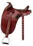 Suprema Northern Barcoo, Old Mahogany, 16" seat, Wool felt panel